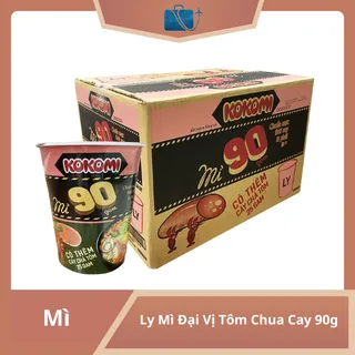 Thùng 24 Ly Mì Kokomi Đại Vị Tôm Chua Cay 90g