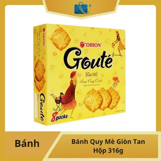Bánh Quy Goute Mè Giòn Tan Hộp 316g