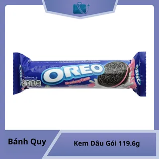 Bánh Quy Kem Dâu Oreo Gói 119.6g