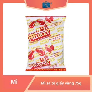 Mì sa tế Miliket giấy vàng 75g