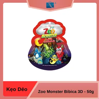 Kẹo Dẻo Zoo Monster Bibica 3D 50g