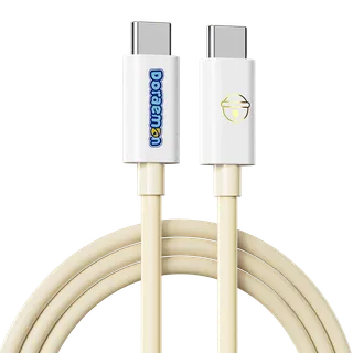 Cáp Sạc Nhanh Doraemon 100W Type-C 1m - Beige