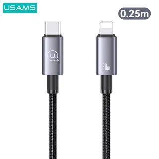 Cáp Sạc USAMS SJ679 USB-C to Lightning 30W 0.25m